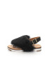 UGG Сандали Holly с кожа с косъм - Pepit.bg