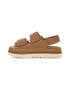 UGG Сандали с отворена пета и равна платформа - Pepit.bg