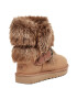 UGG Велурени боти Classic Buckle Mini с еко пух - Pepit.bg