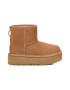 UGG Велурени боти Classic Mini - Pepit.bg