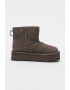 UGG Велурени боти Classic Mini - Pepit.bg