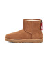 UGG Велурени боти Classic Mini - Pepit.bg