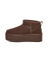 UGG Велурени боти Classic Ultra Mini - Pepit.bg