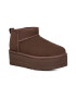 UGG Велурени боти Classic Ultra Mini - Pepit.bg