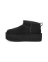 UGG Велурени боти Classic Ultra Mini - Черен - Pepit.bg