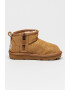 UGG Велурени боти Dazzle с цип - Карамел - Pepit.bg