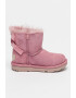 UGG Велурени боти Mini Bailey с панделка - Pepit.bg