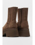 UGG Велурени ботуши до прасеца Classic Twin - Pepit.bg