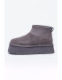 UGG Велурени зимни боти Classic Mini Dipper с текстил - Pepit.bg