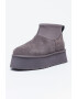 UGG Велурени зимни боти Classic Mini Dipper с текстил - Pepit.bg