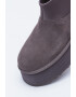 UGG Велурени зимни боти Classic Mini Dipper с текстил - Pepit.bg