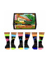 United OddSocks Дълги чорапи с шарка - 6 чифта - Pepit.bg