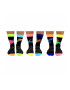 United OddSocks Дълги чорапи с шарка - 6 чифта - Pepit.bg