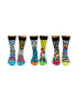 United OddSocks Дълги чорапи с шарка - 6 чифта - Pepit.bg