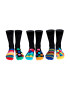 United OddSocks Дълги чорапи с шарка - 6 чифта - Pepit.bg