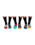 United OddSocks Дълги чорапи с шарка - 6 чифта - Pepit.bg