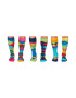 United OddSocks Дълги чорапи с шарка - 6 чифта - Pepit.bg