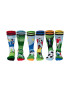 United OddSocks Дълги чорапи с шарка - 6 чифта - Pepit.bg