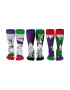 United OddSocks Дълги чорапи с шарка - 6 чифта - Pepit.bg