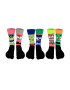United OddSocks Дълги чорапи с шарка - 6 чифта - Pepit.bg