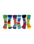 United OddSocks Дълги чорапи с щампа - 3 чифта - Pepit.bg