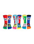 United OddSocks Дълги чорапи с щампа - 3 чифта - Pepit.bg
