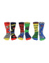 United OddSocks Дълги чорапи с щампа - 3 чифта - Pepit.bg