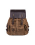 Urban Bag Унисекс текстилна раница с капаче - Кафяв - Pepit.bg