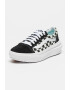 Vans Кецове Old Skool Overt с велур - Бял/Черен - Pepit.bg