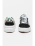 Vans Кецове Old Skool Overt с велур - Бял/Черен - Pepit.bg