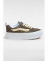 Vans Велурени спортни обувки Knu Stack - Бежов/Маслинено зелено/Бял - Pepit.bg