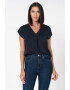 Vero Moda Блуза Beca с модал и шпиц - Pepit.bg