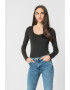 Vero Moda Боди Eden с модал с рипс - Pepit.bg