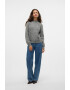 Vero Moda Плетен пуловер Universe - Сив меланж - Pepit.bg