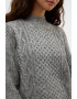 Vero Moda Плетен пуловер Universe - Сив меланж - Pepit.bg