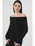 Vero Moda Рокля с голи рамене - Черен - Pepit.bg