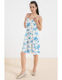 Vero Moda Рокля с лен Milo с шпиц - Pepit.bg