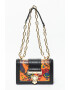 Versace Jeans Couture Кожена чанта през рамо с капаче - Pepit.bg