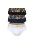 Versace Слипове Topeka - 3 чифта - Бял/Черен/Тъмносин - Pepit.bg
