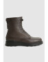 Woolrich Кожени боти с овален връх - Pepit.bg