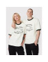 2005 Тишърт Unisex X Leeves „Satisfied” Бял Regular Fit - Pepit.bg