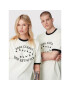 2005 Тишърт Unisex X Leeves „Satisfied” Бял Regular Fit - Pepit.bg