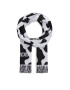 2005 Зимен шал Cowhide Scarf Бял - Pepit.bg