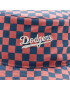 47 Brand Капела MLB Los Angeles Dodgers Check Up Script '47 BUCKET B-CHKBK12GWF-IR Червен - Pepit.bg