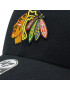 47 Brand Шапка с козирка Chicago Blackhawks FLGSW04GWP Черен - Pepit.bg