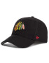 47 Brand Шапка с козирка Chicago Blackhawks H-MVP04WBV-BKA Черен - Pepit.bg