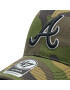 47 Brand Шапка с козирка MLB Atlanta Braves Branson Trucker B-CBRAN01GWP-CMB Зелен - Pepit.bg