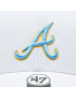 47 Brand Шапка с козирка MLB Atlanta Braves World Series Sure Shot Snapback '47 MVP BCWS-SUMVP01WBP-WH95 Бял - Pepit.bg