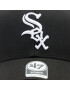 47 Brand Шапка с козирка MLB Chicago White Sox Sure Shot Snapback 47 MVP BCWS-SUMVP06WBP-BK06 Черен - Pepit.bg