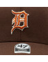 47 Brand Шапка с козирка MLB Detroit Tigers Sure Shot Snapback '47 MVP B-SUMVP09WBP-BW Кафяв - Pepit.bg